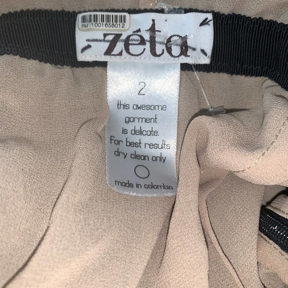 Anthropologie x Zeta Size 2 Tali Black Mesh Mini Dress - Picture 6 of 11